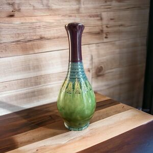 Handmade Pottery Vase Signed Moodie